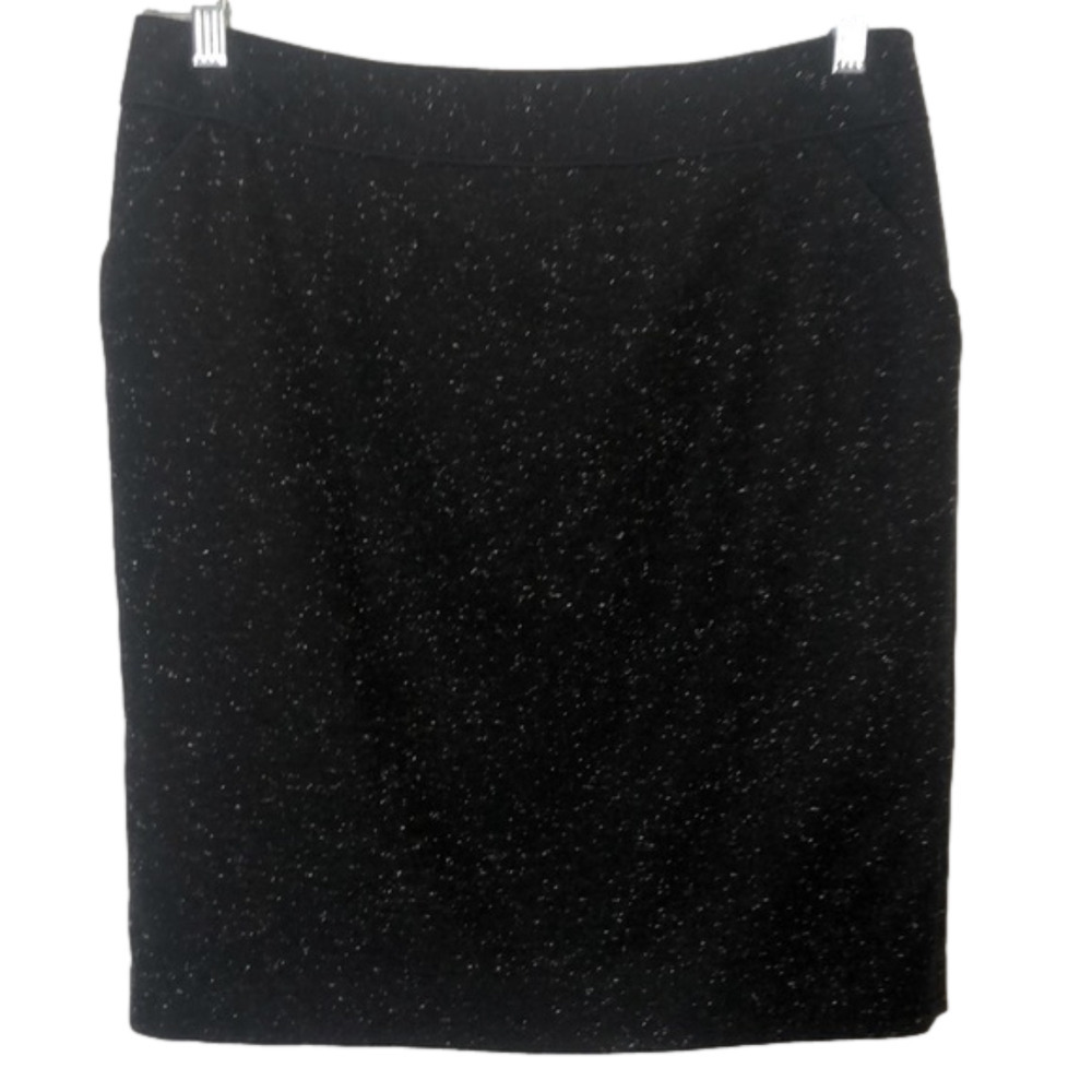 𝅺halogen tweed skirt black size 8